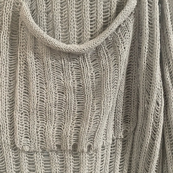 miss love sweater. Knit. Long sleeve. Large. NWT. Dusty blue. - Picture 4 of 7